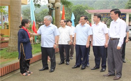 Đoàn kiểm tra của Ban Chỉ đạo Trung ương về thực hiện Nghị quyết số 24-NQ/TW và Chỉ thị 45-CT/TW làm việc tại tỉnh Thái Nguyên