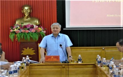 Đoàn kiểm tra của Ban chỉ đạo Trung ương về thực hiện Nghị quyết số 24-NQ/TW làm việc tại Quảng Bình
