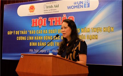 Hội thảo về thực hiện Cương lĩnh và hành động Bắc Kinh từ khía cạnh bình đẳng giới