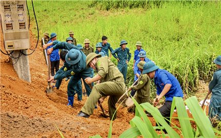 Hiệu quả mô hình Đội Xung kích phòng, chống thiên tai cấp xã