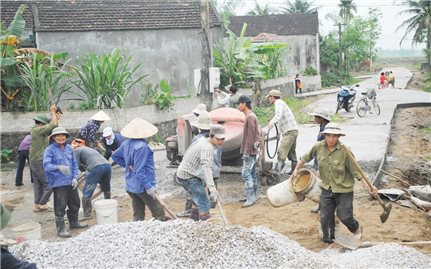 Chạy đua xây dựng NTM: Nhiều địa phương có nguy cơ rớt chuẩn