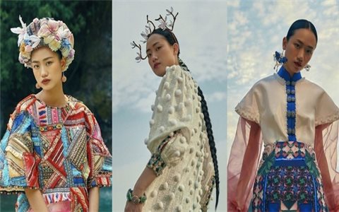 Ngắm vẻ đẹp Tây Bắc qua bộ sưu tập "Tơ hồng" của Thủy Nguyễn