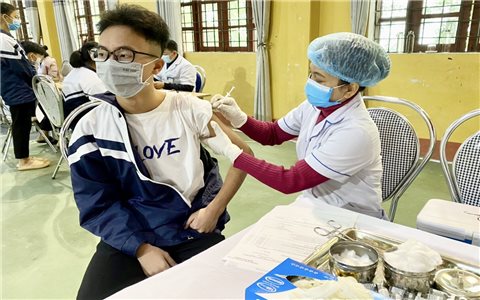 Lào Cai: Gần 39 nghìn trẻ 5 - 11 tuổi được tiêm vắc xin phòng Covid-19