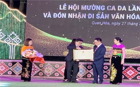 Lễ hội Mường Ca Da được công nhận là Di sản văn hóa phi vật thể Quốc gia