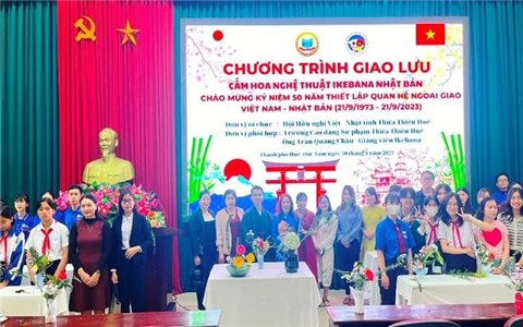 Giao lưu văn hóa, nghệ thuật Kỷ niệm 50 năm quan hệ ngoại giao Việt Nam - Nhật Bản