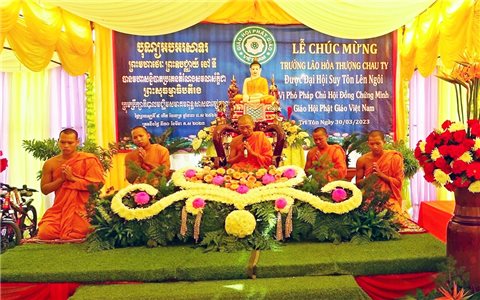 Lễ Chúc mừng Hòa thượng Chau Ty - “Đại thụ” của cộng đồng Khmer An Giang