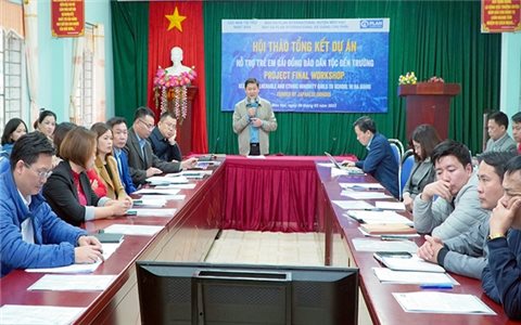 Tổng kết dự án “Hỗ trợ trẻ em DTTS đến trường”