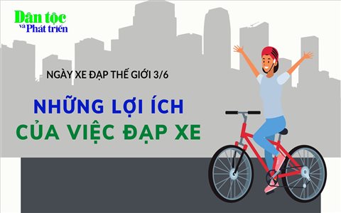 Ngày Xe đạp Thế giới 3/6: Những lợi ích của việc đạp xe