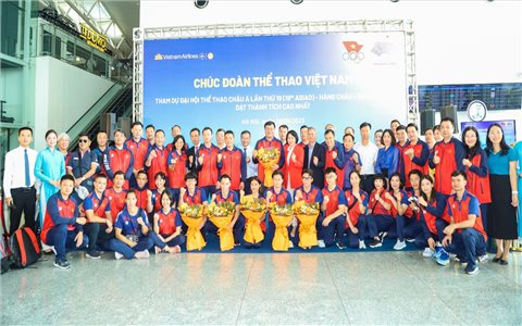 Thể thao Việt Nam lên đường tranh tài tại Asiad 19