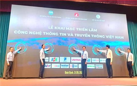 Bình Định: Khai mạc Triển lãm Quốc gia về Công nghệ thông tin và Truyền thông