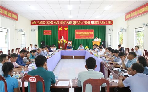 Đoàn công tác của Ủy ban Dân tộc làm việc với UBND huyện Sa Thầy, tỉnh Kon Tum