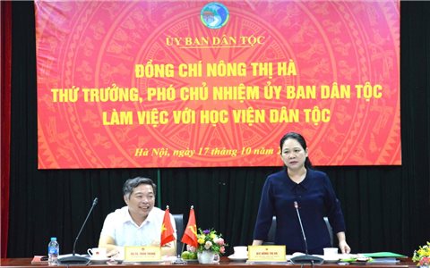 Học Viện Dân tộc dần khẳng định vị thế là một trung tâm nghiên cứu, bồi dưỡng, đào tạo nguồn nhân lực DTTS