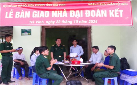 Trà Vinh: Trao tặng nhà Đại đoàn kết cho người nghèo ở khu vực biên giới