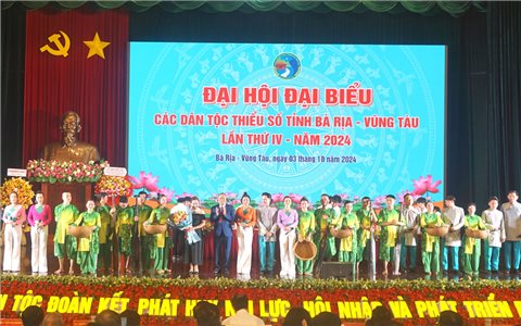 Thứ trưởng, Phó Chủ nhiệm UBDT Y Thông tham dự Đại hội Đại biểu các DTTS tỉnh Bà Rịa - Vũng Tàu lần thứ IV, năm 2024