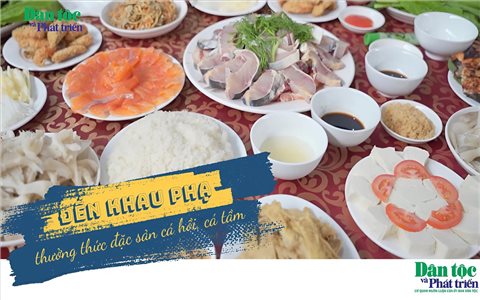 Đến Khau Phạ thưởng thức đặc sản cá hồi, cá tầm