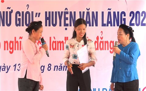 Dự án 8 thay đổi “nếp nghĩ, cách làm” cho phụ nữ DTTS huyện Văn Lãng