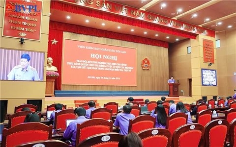 Viện Kiểm sát nhân dân tối cao tổ chức Hội nghị trao đổi, rút kinh nghiệm trong việc thực hiện Chuyên đề