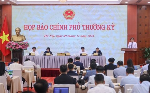 Họp báo Chính phủ thường kỳ tháng 10 năm 2024