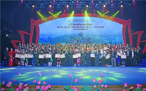 Lễ Tuyên dương học sinh, sinh viên, thanh niên DTTS xuất sắc, tiêu biểu lần thứ XI, năm 2024