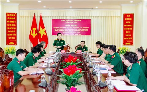 Ban Chỉ đạo 202 Bộ Quốc phòng kiểm tra , giám sát các dự án thành phần trong Chương trình MTQG 1719 tại BĐBP tỉnh Sóc Trăng