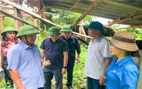 Ngành Công tác Dân tộc địa phương cần phối hợp với các đơn vị liên quan để có thông tin chính xác thiệt hại ở vùng DTTS do thiên tai