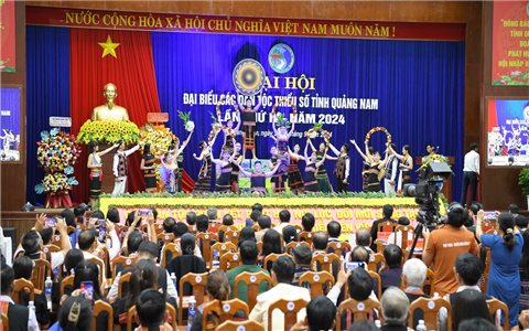 Quảng Nam: Đại hội đại biểu các DTTS tỉnh lần thứ IV, năm 2024 thành công tốt đẹp