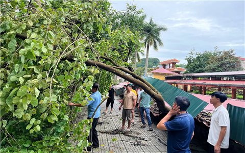 Ngành giáo dục miền núi Thanh Hóa nỗ lực khắc phục hậu quả bão số 10