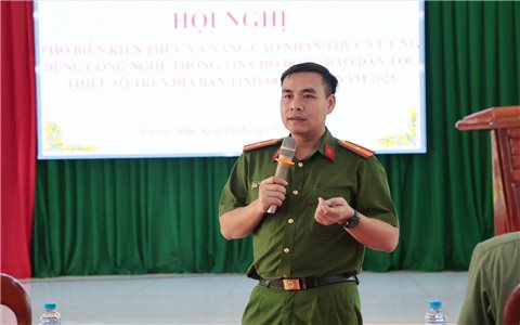 Đồng Nai: Đồng bào DTTS vùng biên giới được trang bị kỹ năng số để chủ động hội nhập
