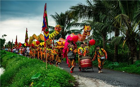 Hưng Yên: Đặc sắc Lễ hội Mùa Thu Đền Đồng Bằng - Nơi hội tụ giá trị văn hóa dân tộc