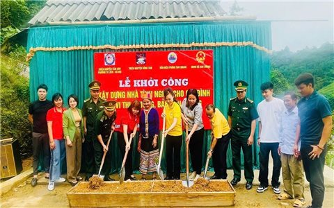 Xây dựng “Nhà tình nghĩa” tặng hộ gia đình đặc biệt khó khăn ở miền Tây xứ Nghệ
