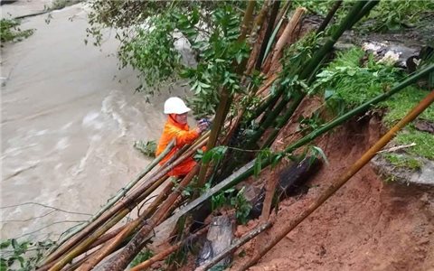 PC Quảng Ngãi: Ứng trực, sẵn sàng khôi phục cấp điện sau mưa lũ