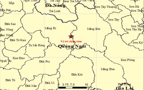 Quảng Ngãi: Động đất 4,9 độ, cán bộ xã xuống tất cả các thôn kiểm tra tình hình thiệt hại