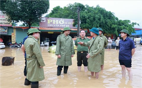 Thái Nguyên phát lời kêu gọi trong lũ lớn