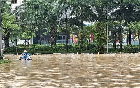 Hà Nội: Vẫn còn nhiều điểm úng ngập