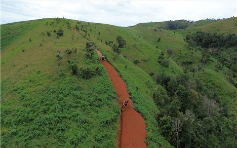 Quảng Ngãi: Xử phạt ông Phan Văn Quyết 20 triệu đồng vì ngang nhiên chiếm đất rẫy của người dân mở đường lên núi