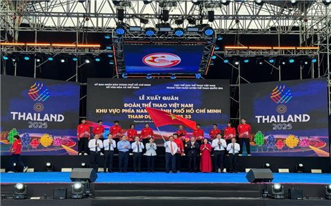 Đoàn Thể thao Việt Nam khu vực phía Nam xuất quân tham dự SEA Games 33