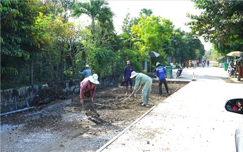 Ô Lâm (An Giang) vươn tới mục tiêu nông thôn mới sau hợp nhất