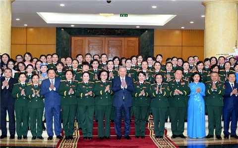 Phụ nữ quân đội khẳng định bản lĩnh, tài năng, trí tuệ, khát vọng cống hiến