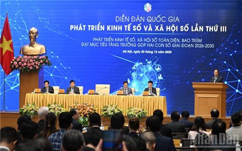 Phát triển kinh tế số, xã hội số toàn diện, bao trùm, đạt mục tiêu tăng trưởng GDP hai con số