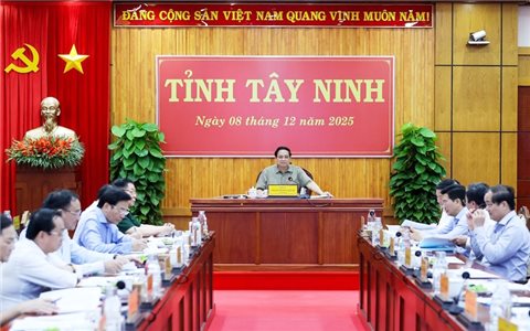 Thủ tướng: Phát huy lợi thế hiếm có, đưa Tây Ninh phát triển tăng tốc, bứt phá, bền vững