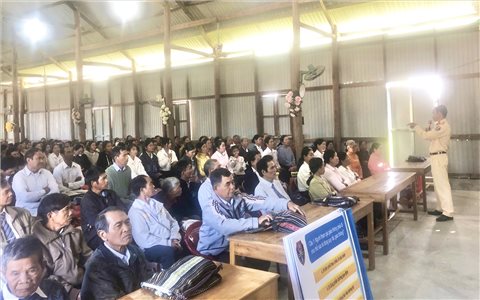 Gia Lai: Tuyên truyền an toàn giao thông cho hơn 400 tín đồ đạo Tin lành