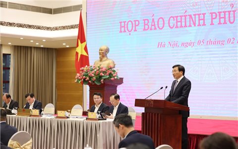 Họp báo Chính phủ thường kỳ tháng 1 năm 2025