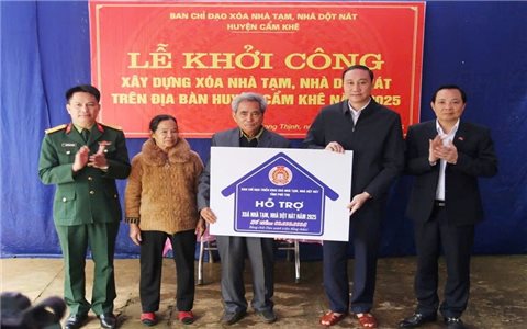 Phú Thọ nỗ lực xóa nhà tạm, nhà dột nát