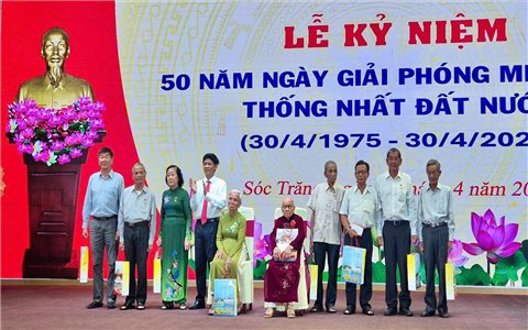 Sóc Trăng: Kỷ niệm 50 năm ngày giải phóng miền Nam, thống nhất đất nước