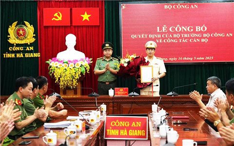 Hà Giang: Bí thư Huyện ủy Bắc Quang làm Phó Giám đốc Công an tỉnh Hà Giang