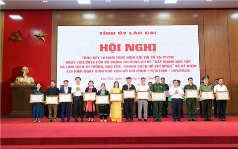 Lào Cai tiếp tục triển khai, quán triệt thực hiện nghiêm túc, đầy đủ nội dung Chỉ thị số 05 của Bộ Chính trị