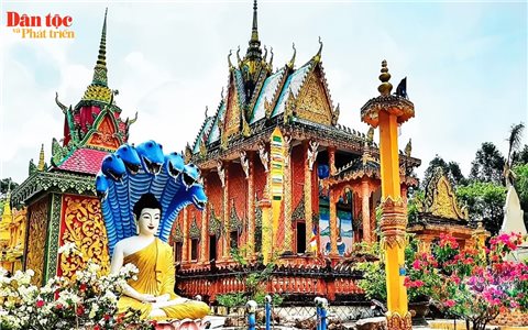 Rạch Giồng - Ngôi chùa Khmer cổ xưa ở Cà Mau