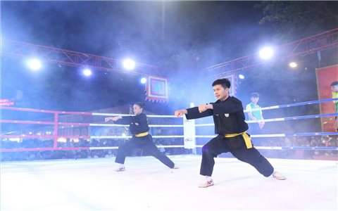 Du khách mãn nhãn với những trận đấu trong “Đêm võ đài Bình Định”