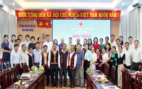 Ninh Thuận: Hội thảo định hướng biên soạn chương trình tiếng Raglay