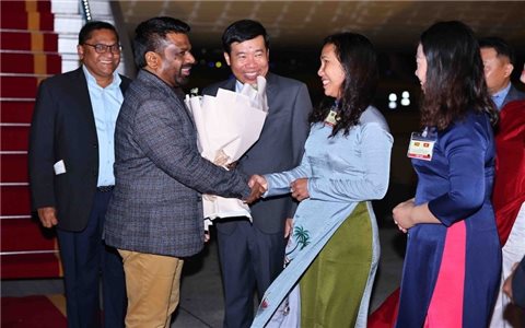 Tổng thống Sri Lanka Kumara Dissanayaka bắt đầu thăm cấp Nhà nước đến Việt Nam